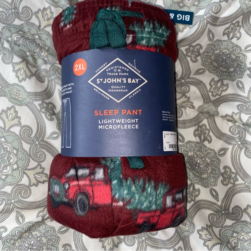 St John’s Bay Men’s Sleep pans. BIG & TALL NWT. SZ 2XL - Picture 1 of 2